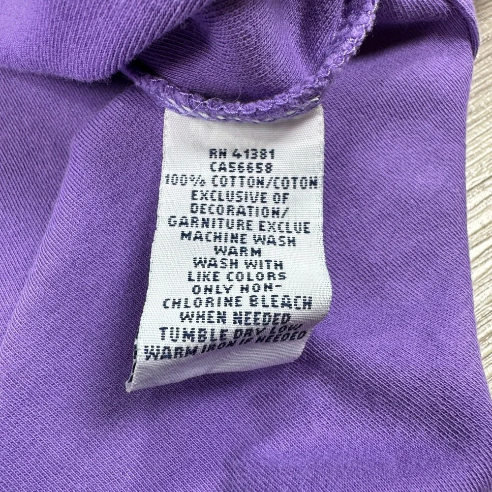 Polo Ralph Lauren Men's Polo Shirt Purple Medium Short Sleeve Yellow Pony Logo